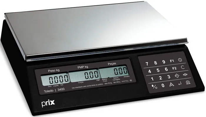 BALANÇA TOLEDO PESADORA E CONTADORA 15kg Toledo