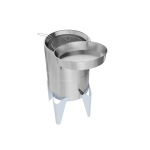 FRITADEIRA ELÉTRICA ÁGUA E ÓLEO, 24 LITROS, INOX