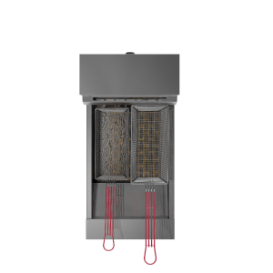 FRITADEIRA ELÉTRICA ÁGUA E ÓLEO, 25 LITROS, INOX, TRIFÁSICA