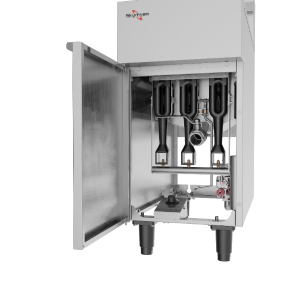 FRITADEIRA A GÁS ZONA FRIA, 20 LITROS, INOX, MILIVOLT, GN