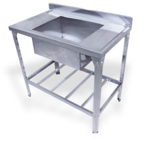 Mesa Total Inox com Cuba