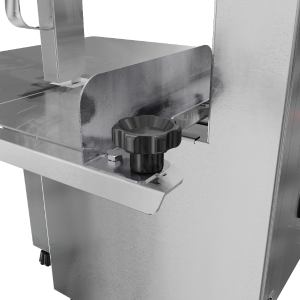 SERRA FITA DE BANCADA PARA CARNE INOX, COM REGULADOR DE CORTE, LÂMINA 1.740 mm
