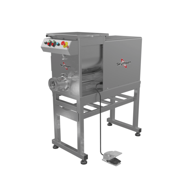 MOEDOR HOMOGENEIZADOR DE CARNE INOX, BOCA 98 INOX, COM CAVALETE