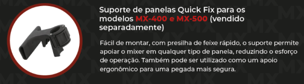 MIXER, HASTE REMOVIVEL 220 mm INOX - Imagem 2