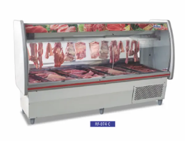 Balcão Expos. Carnes 2,0m Tendal Duplo Inox RF074C Frilux