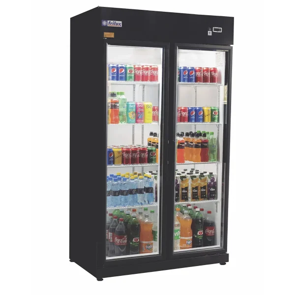 Expositor Vertical Frilux 700 Litros 2 Portas de Vidro 220V RF-020