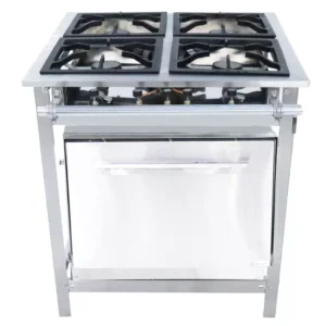 Fogão Vulcão Inox 4 Queimadores