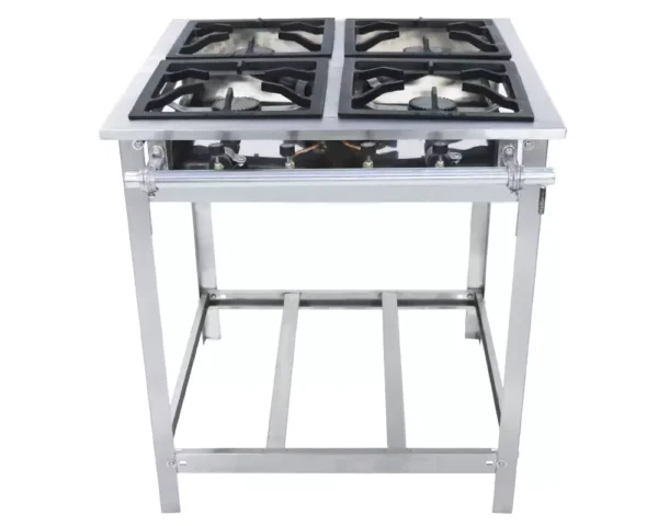 Fogão Vulcão Inox 4 Queimadores - Imagem 2