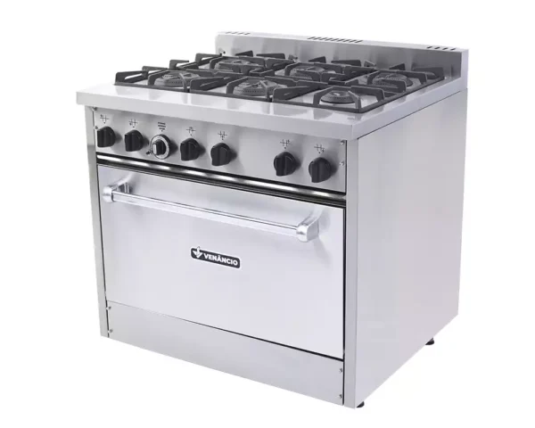 Fogão Don Bidone com Forno de 6 Queimadores