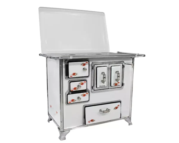 Fogão a Lenha Tradicional N° 02 Gabinete Porta Dupla - Imagem 5