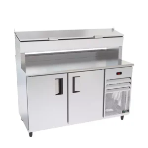 Balcão de Serviço Refrigerado com Condimentadora Venâncio Standard -  Alta - 1,5 metro