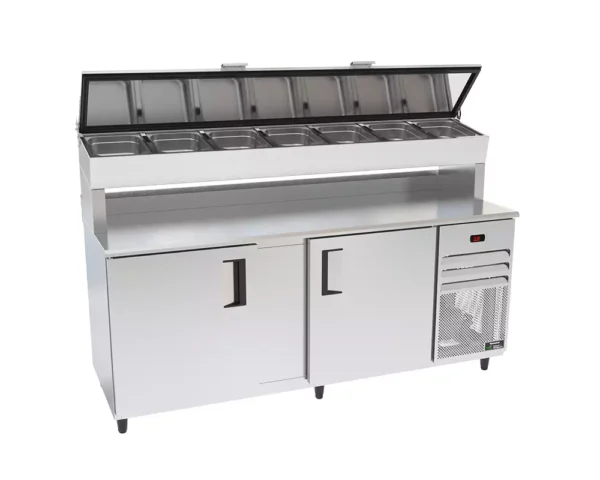 Balcão de Serviço Refrigerado com Condimentadora Venâncio Standard -  Alta - 2 metros - Imagem 2