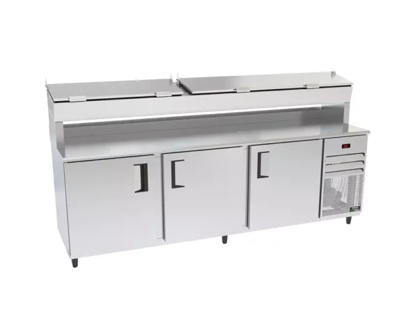 Balcão de Serviço Refrigerado com Condimentadora Venâncio Standard -  Alta  - 2,5 metros