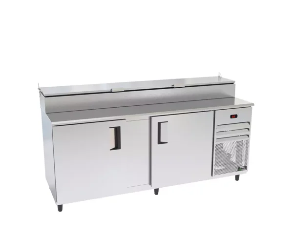 Balcão de Serviço Refrigerado com Condimentadora Venâncio Standard -  Sobreposta - 2 metros
