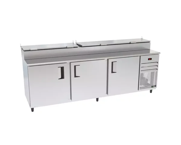 Balcão de Serviço Refrigerado com Condimentadora Venâncio Standard -  Sobreposta - 2,5 metros