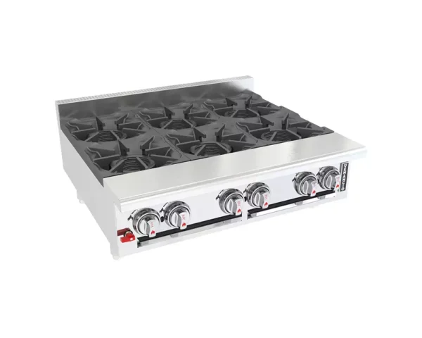 Fogão Profissional de Mesa 6 Queimadores – Genesis Venâncio 36”