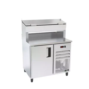 Balcão de Serviço Refrigerado com Condimentadora Venâncio Prime -  Alta - 1 metro