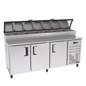 Balcão de Serviço Refrigerado com Condimentadora Venâncio Prime -  Sobreposta - 2 metros