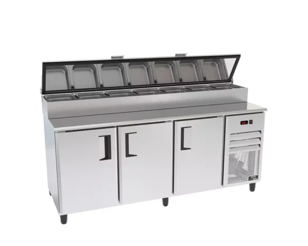 Balcão de Serviço Refrigerado com Condimentadora Venâncio Prime -  Sobreposta - 2 metros