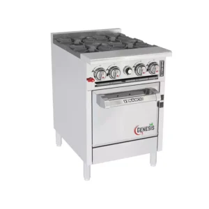 Fogão com Forno Convector Genesis 24" - Platibanda Baixa