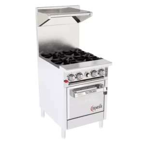 Fogão com Forno Convector Genesis 24" - Platibanda Simples