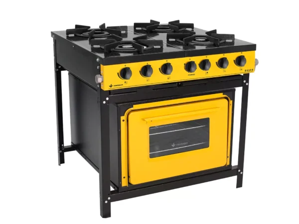 Fogão Bravo 4 Queimadores com Forno - Imagem 2