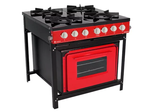 Fogão Bravo 4 Queimadores com Forno - Imagem 5