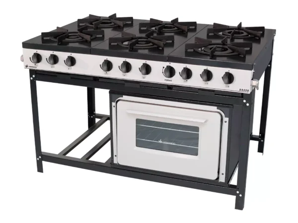 Fogão Bravo 6 Queimadores com Forno