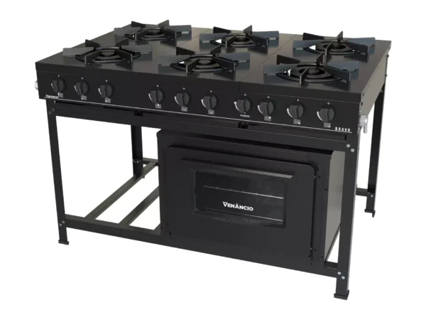 Fogão Bravo 6 Queimadores com Forno - Imagem 3