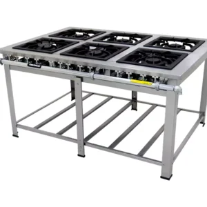 Fogão Maxi Inox 6 Queimadores