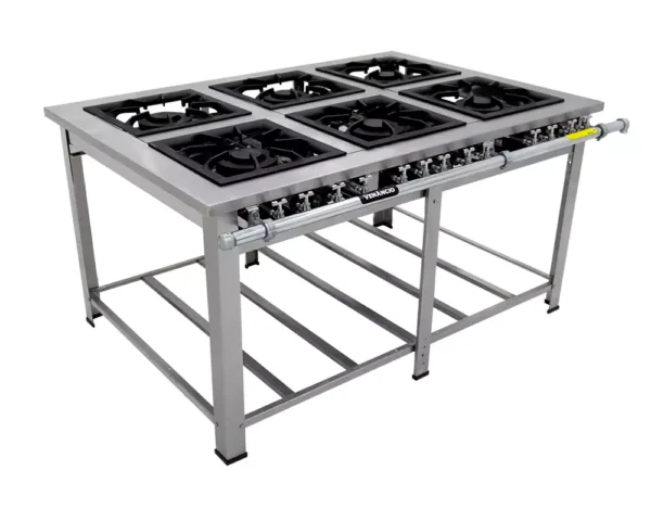 Fogão Maxi Inox 6 Queimadores - Imagem 3